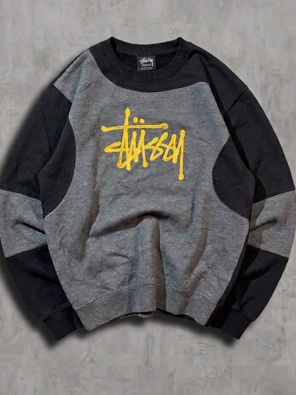Vintage Stussy Crewneck Sweater Embroidered Stüssy Logo